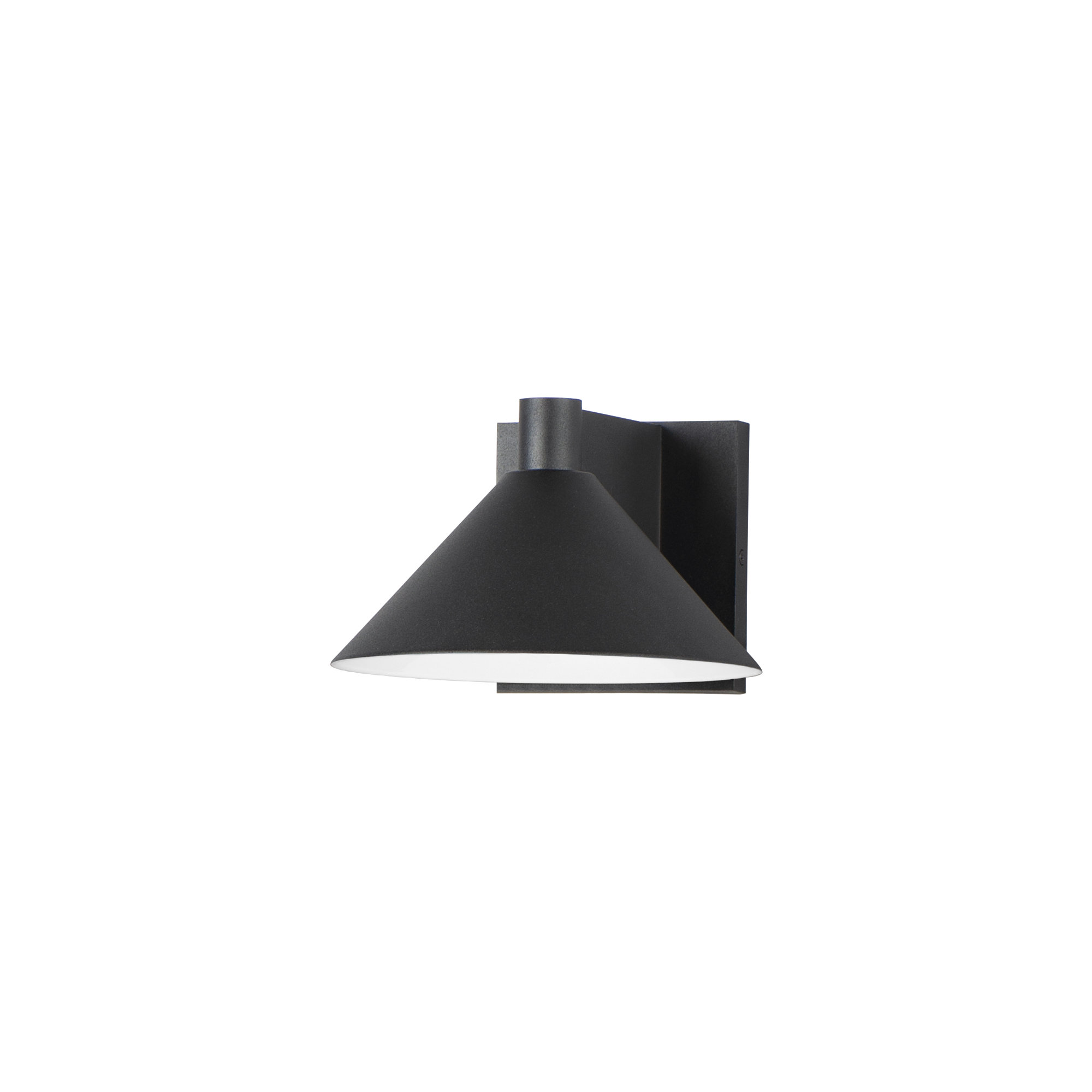 Chauncey Outdoor Aluminum LED Wall Light, 10, Black