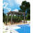 12 pi. L 10 pi. Pergola en bois massif avec auvent