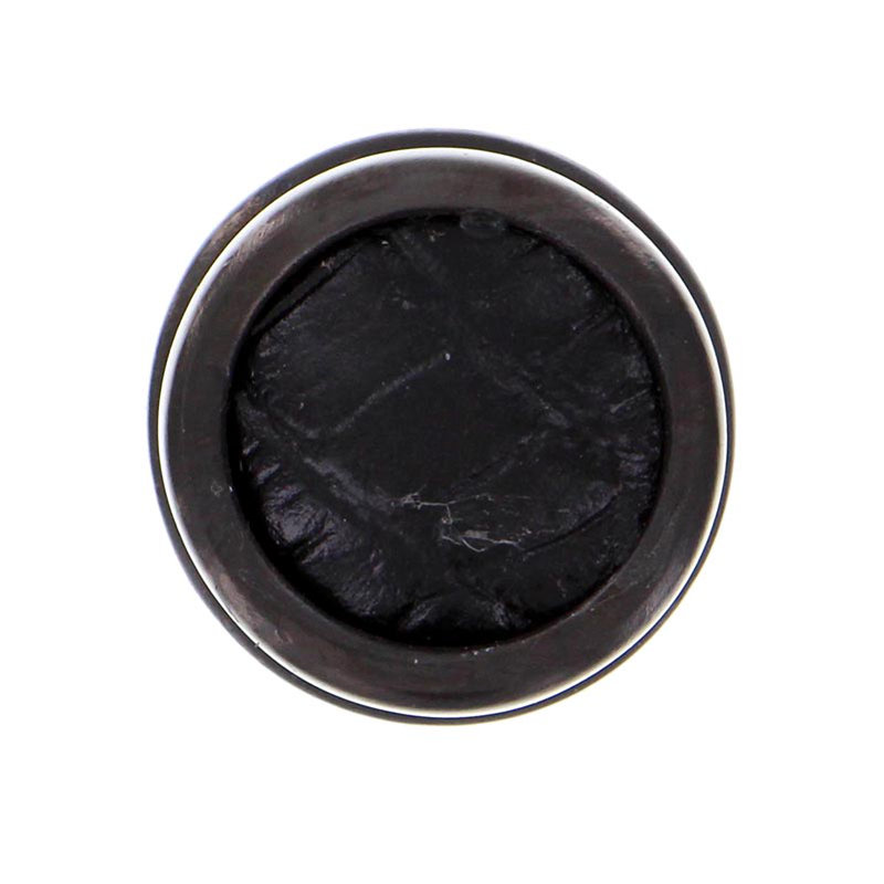 Equestre Round Knob, Small, Polished Silver, Jade