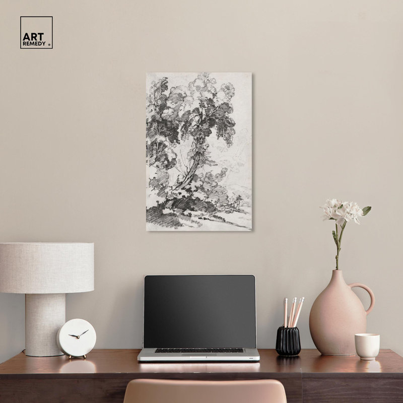 Vertical Wrapped Canvas Landscape Art in Fade-Resistant Inks