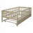 Wood Daybed with Trundle and Fence Guardrails-85954677-85954675