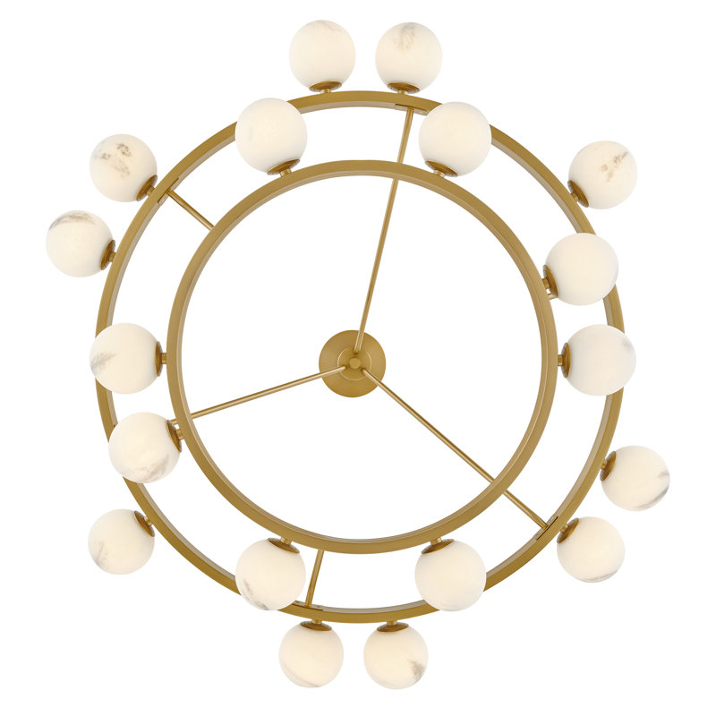 Selene 18 - Light Wagon Wheel Chandelier