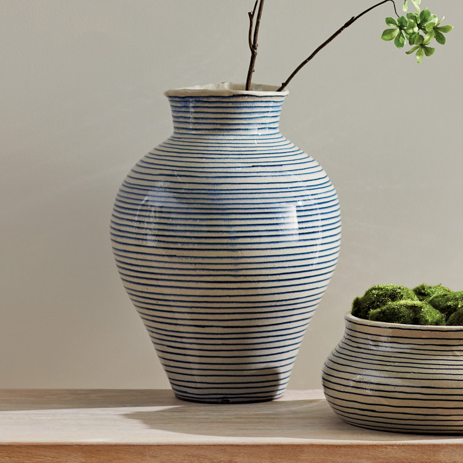 Handcrafted Table Vase, 16.75"