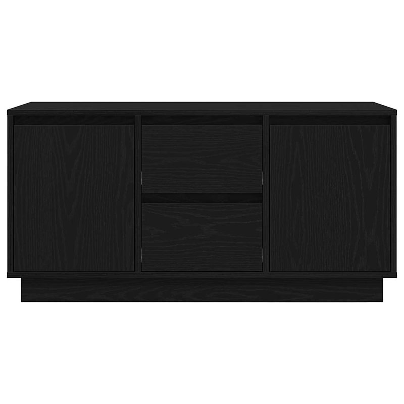 Anayelly TV Stand for TVs up to 40", Black Oak