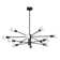 Klotilda 12 - Light Dimmable Modern Linear Sputnik Chandelier
