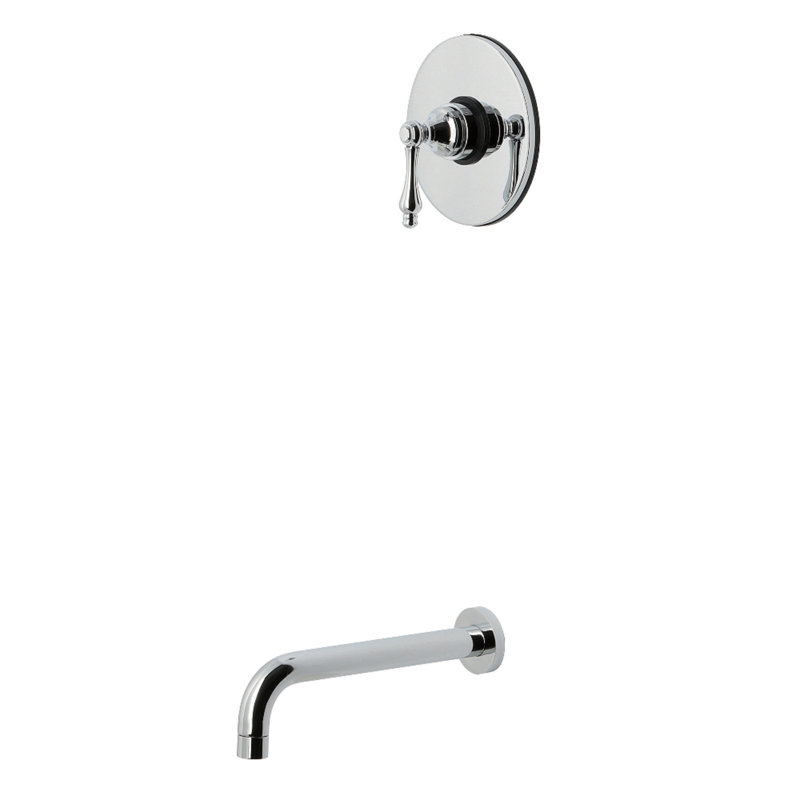 Robinet de baignoire à pression équilibrée Kingston, Chrome poli