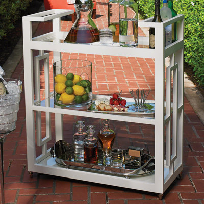 Grid Block Bar Cart by Global Views