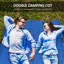 Lit de camp pliant pour 2 personnes pour adultes, lit de camp portatif extérieur extra large de 50 po avec sac de transport, lit de camping surélevé, randonnée à la plage