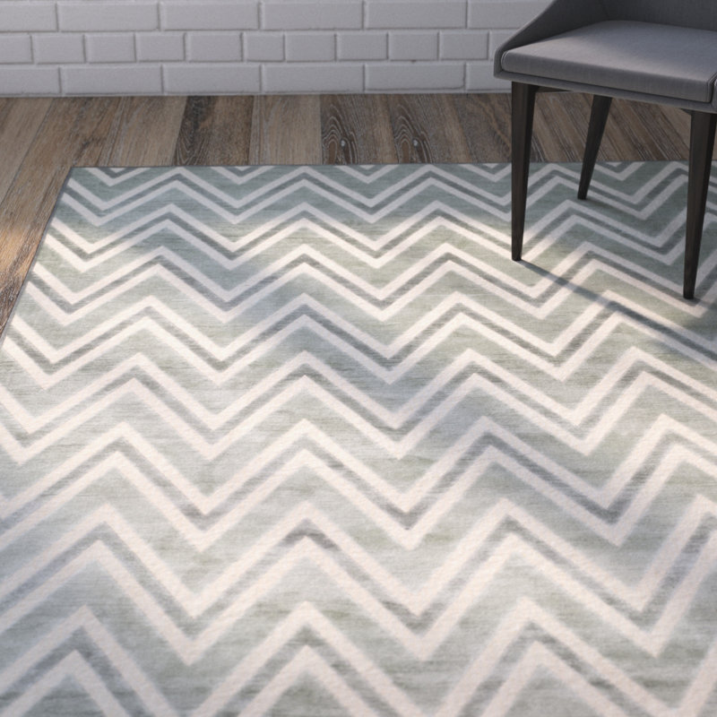 Arriaga Chevron Hand Woven Area Rug, Rectangle 160 x 229 cm