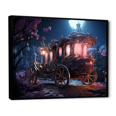 Enchanted Princess Carriage III - Old American Cart, art mural