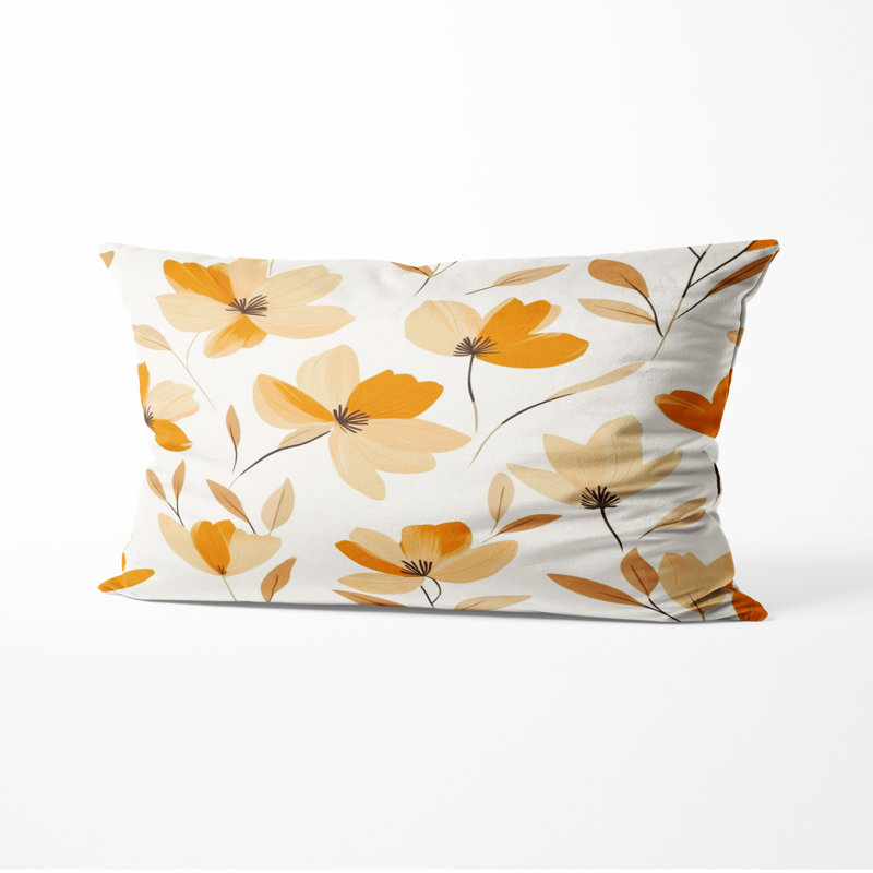 Coussin Floral, H 12 po x l 20 po