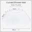 Curved Shower Bath Mat-99469257