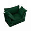 Fauteuil en velours côtelé-1893587860