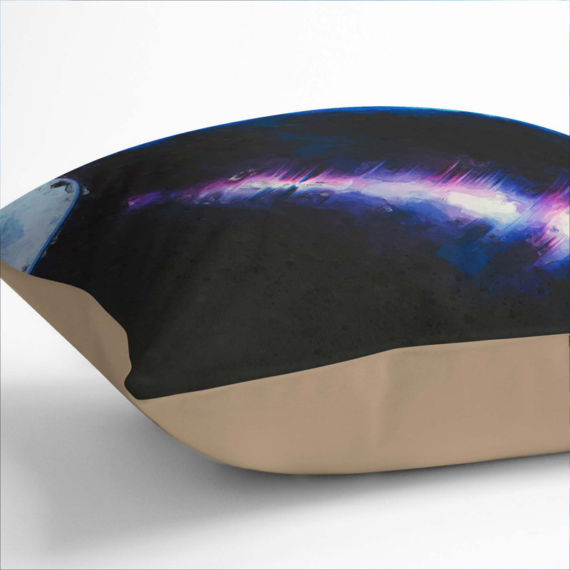 Abstract Square Cushion, 40cm H x 40cm W x 15cm D, Stone