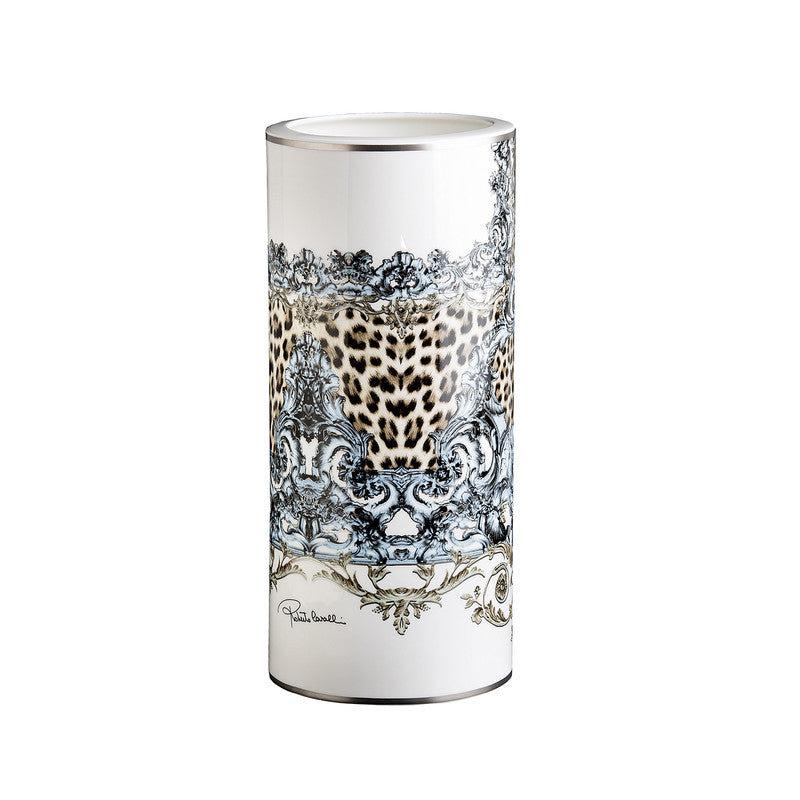 PALAZZO PITTI Bone China Table Vase, 14" H x 6.3" W x 6.3" D