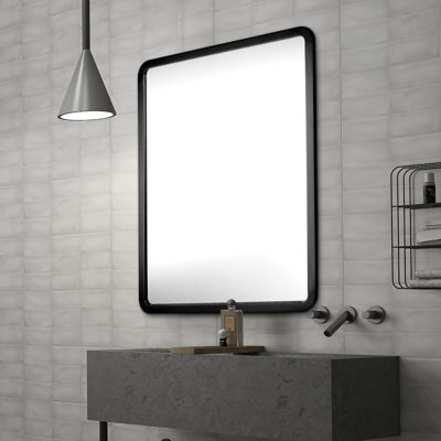Atle Metal Rectangle Wall Mirror