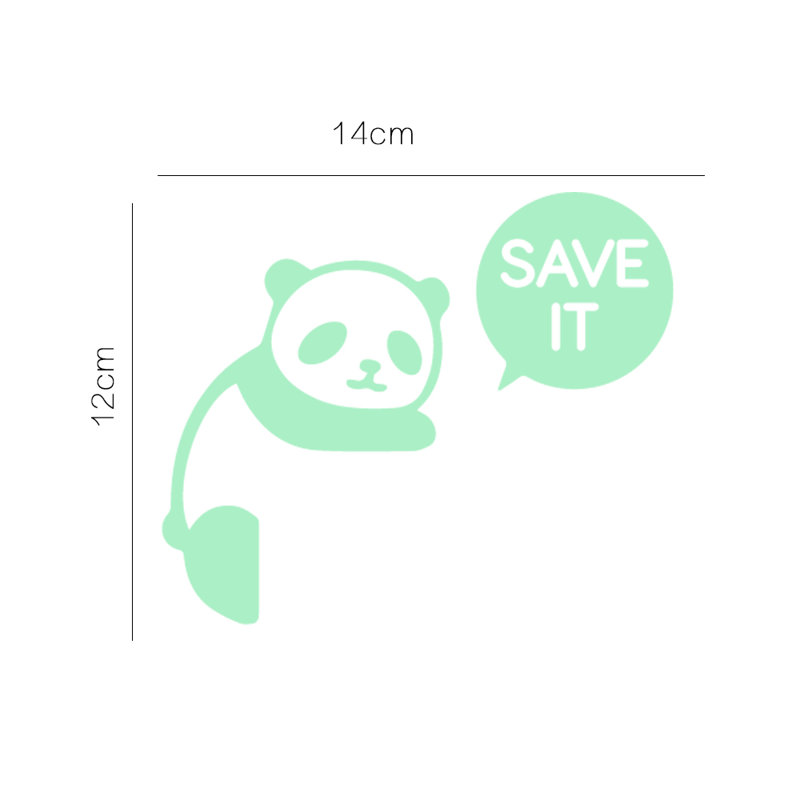 Music Note Glow in Dark Wall Sticker Set