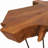 Ashyria Teak Wood Handmade Live Edge Living Room Coffee Table with Black Metal Hairpin Legs-1928180053