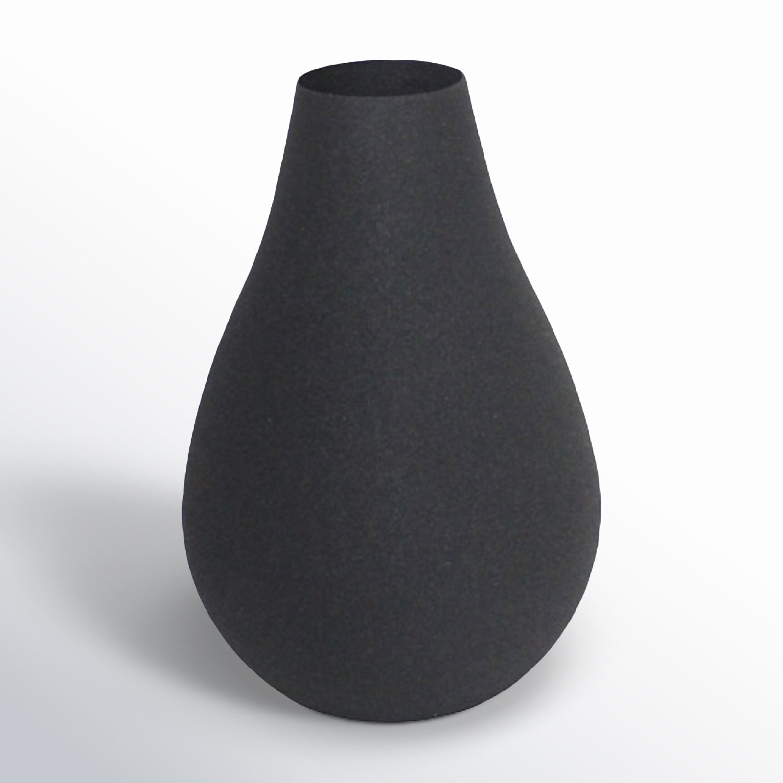 Jenny Aluminum Table Vase, Black