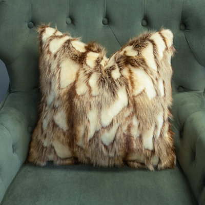 Ensemble de coussins décoratifs en fausse fourrure Thomas Fox