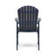 Ensemble de 2 chaises de salle à manger d'extérieur résistantes aux intempéries en bois d'acacia Adirondack-123985558