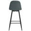 Jakobe Upholstered Counter Stool with Metal Frame-32484489