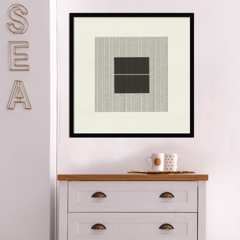 Honoring Matisse Warm by The MIUUS STUDIO, 25" H x 25" W x 1" D, Black