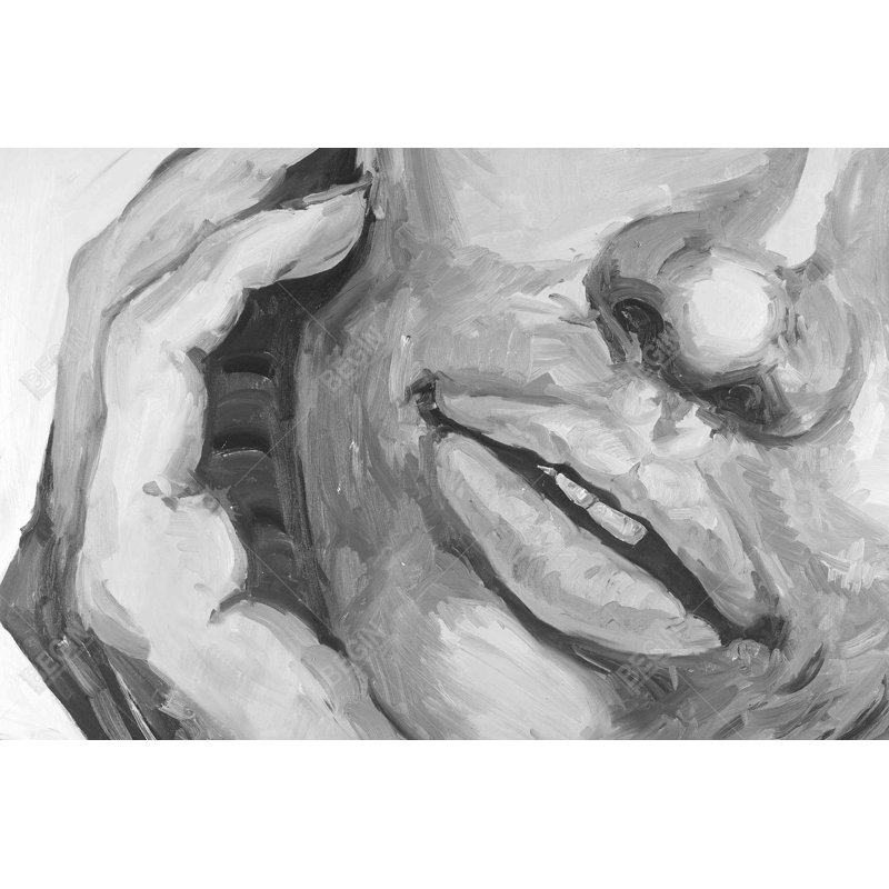 " Irresistible Lips ", 24" H x 36" W