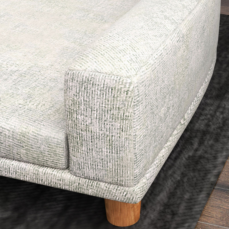 Grand lit gris pour chien, mousse épaisse, coussin amovible, grand lit pour chien avec housse luxueuse pour animaux de compagnie, pieds en bois