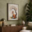 Fox Beneath Falling Leaves Boho - Print-136777859-136777858