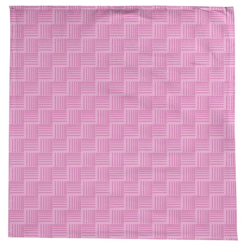 Rayures nattes classiques Nappe, Rose clair