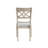 7-Piece Light Oak Finish Dining Set with Cross-Back Chairs and Rectangular Table