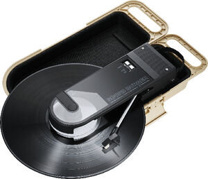 Audio Technica AT-SBC1-WH Étui de rangement pour sono (beige), Beige