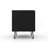Rockefeller 20" Nightstand in Black (1-Drawer)-1904806462