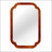 Solid Wood Frame Rounded Corner Decorative Mirror, Enhancing Elegance And Functionality In Any Room