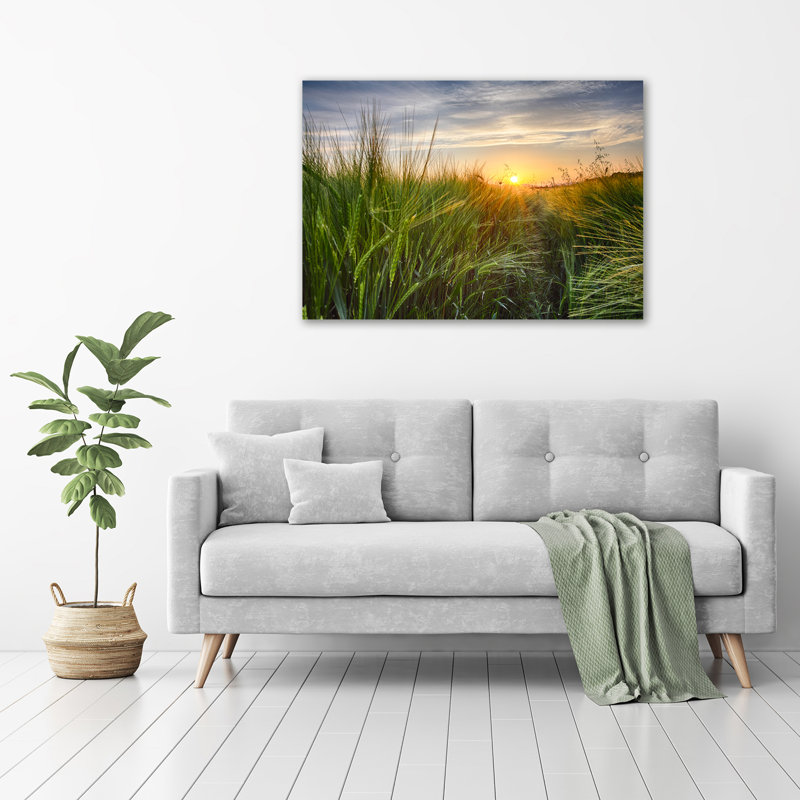 Wheat Field - Wrapped Canvas Print