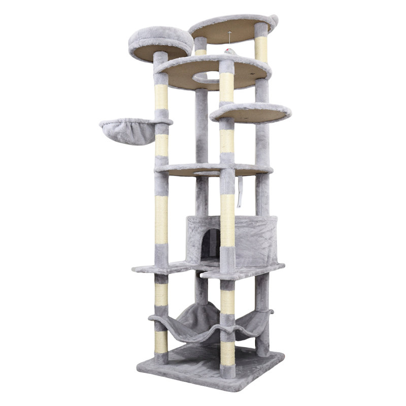 Tour pour chat Cy13 Grey, Gris