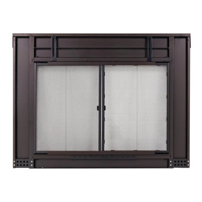 Ablah Bifold Steel Fireplace Door