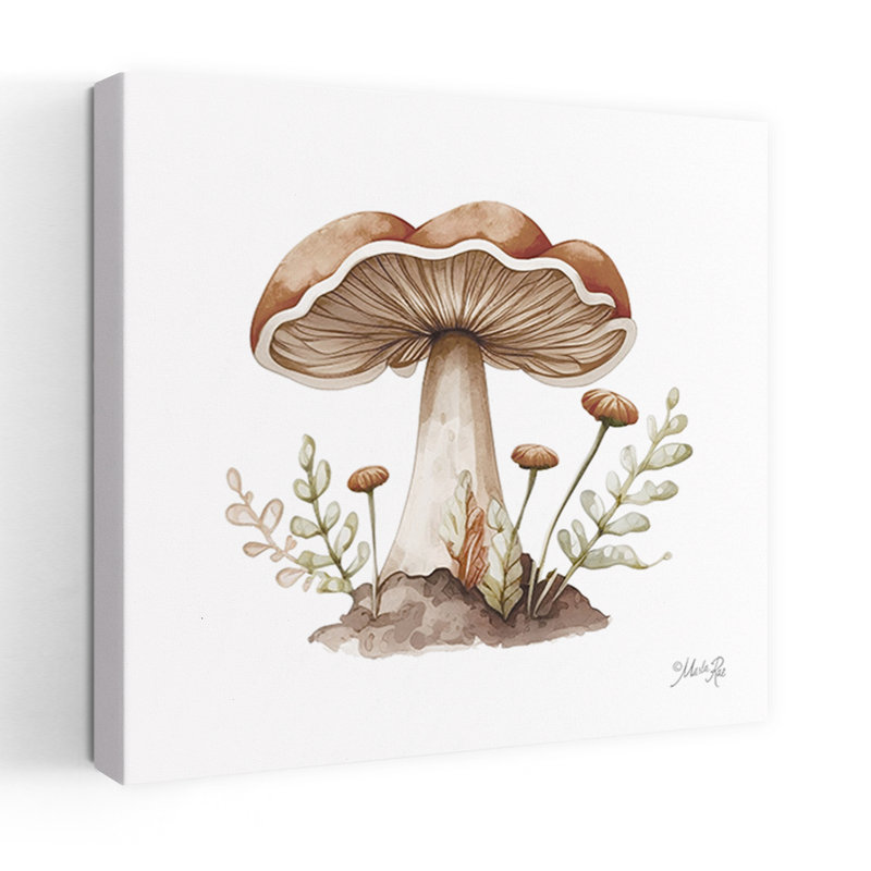 Art contemporain contemporain champignon moelleux, H 36 po x l 36 po