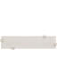 Mist 72" Wide White Quartz Top Console Table with Lower Shelf in Mist Oak Finish
