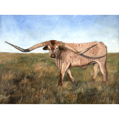 Tanitra Beautiful Horns II by Kathy Winkler - Wrapped Canvas Print