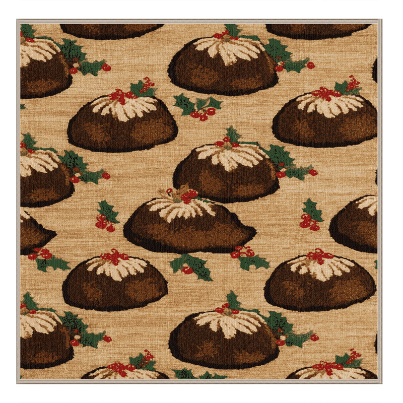  Tapis lavable avec pudding, Carré 6 pi