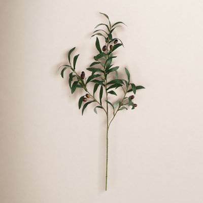 28in. Artificial Olive Stems, Set of 3