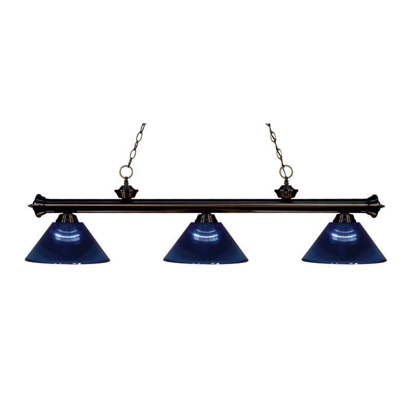 Chevelle - Light Pendant, Dark Blue, Bronze