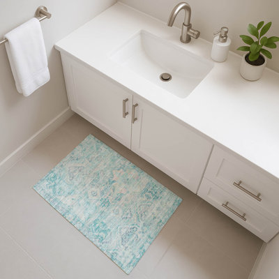 Tapis de qualité supérieure lavable à la machine Varasteh AMF1664 Global