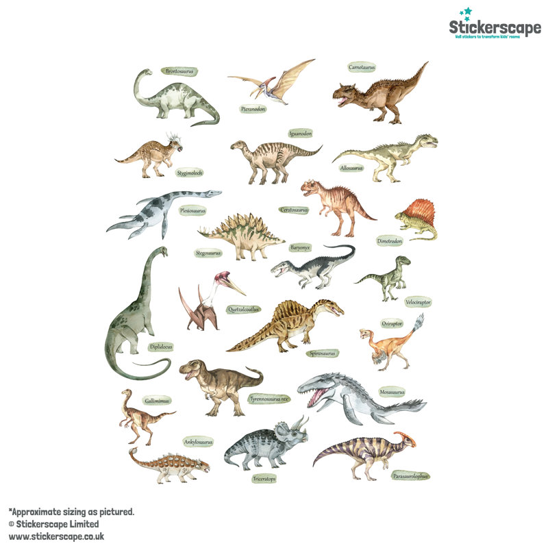Animals Non-Wall Damaging Wall Decal, 130cm H x 30cm W