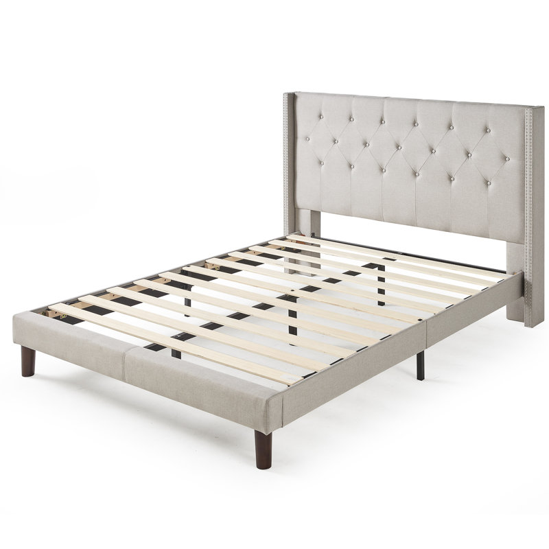 Andrianne Upholstered Wingback Bed, King