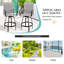 Chaises de bar pivotantes pour patio-1896513998
