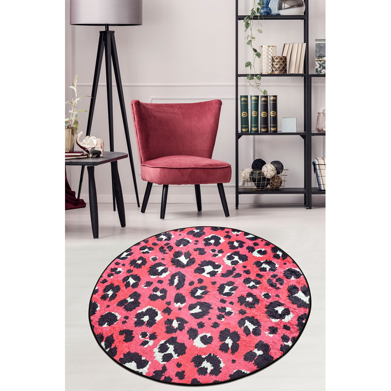 Durable Hall Carpet, 2.6 x 6.6 Feet | 100% Polyester, Total Thickness: 0.4 Inches | Antibacterial, Non-Slip Underside, Machine Washable | Stylish Black and White Design Perfect for Home Entryways & Living Areas