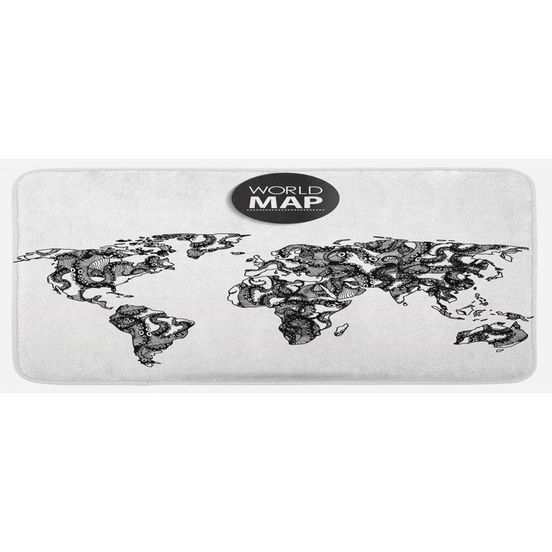 Tapis de cuisine wanderlust